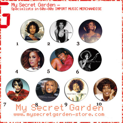 Whitney Houston - Portrait Pinback Button Badge Set 1a or 1b( or Hair Ties / 4.4 cm Badge / Magnet / Keychain Set ) Whitney Houston - Portrait Pinback Button Badge Set 1a or 1b( or Hair Ties / 4.4 cm Badge / Magnet / Keychain Set )